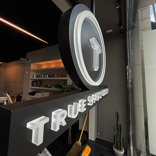 True espec golf Push Thru Letters